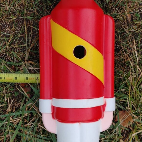 VINTAGE 1985 Blow Mold Toy Soldier Nutcracker Christmas Yard Decor TPI - Picture 5 of 14